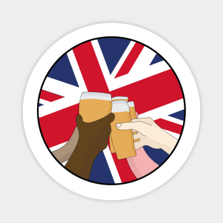 A Cold One United Kingdom Beer Magnet